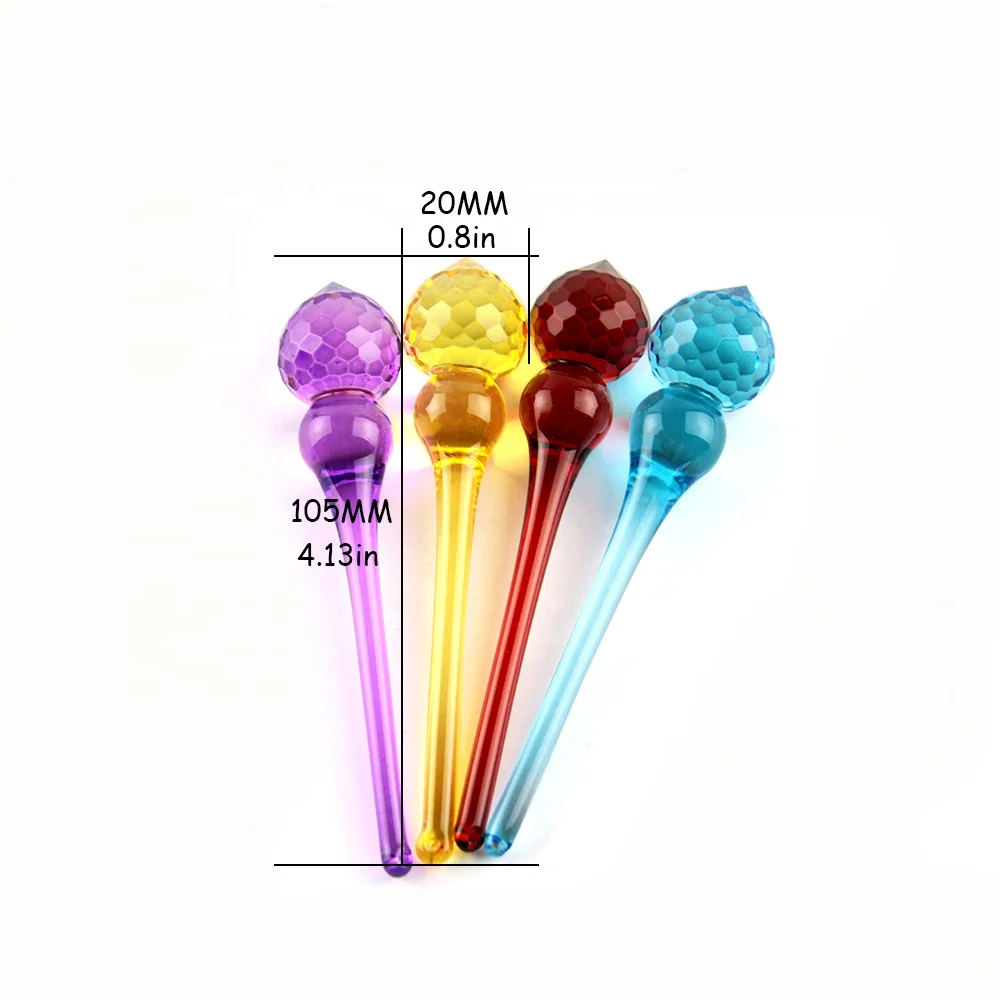 

glass prism comet drop pink color crystal chandelier parts glass trimming faceted pendant for home/wedding, Pink,green,red.yellow,violet,dark blue