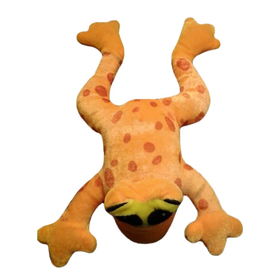 orange frog plush