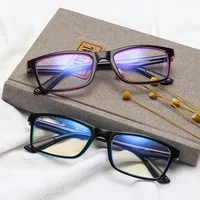 

Anti-Blue Light Women Computer Smart Phone Girl Eye Protection Small Square Reading Men Optical Glasses Frame
