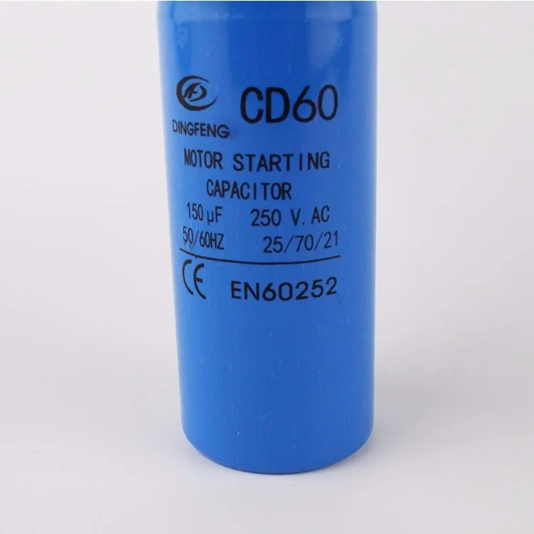 Cd60a Electrolytic Motor Starting 100 Microfarad Capacitor - Buy 100 ...