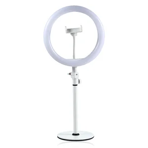 ZD666 10 inch LED Ring Light Tripod Stand