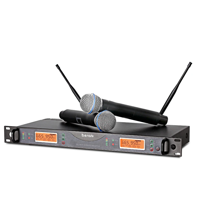 

Professional Uhf Wireless Microphone System For Karaoke