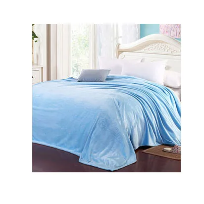 Double Solid Color Fluffy Best Winter Blanket For Bed Buy Double