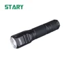 Square head zoomable linternas led flashlight