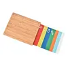 classics bamboo chopping board with removable cutting mats