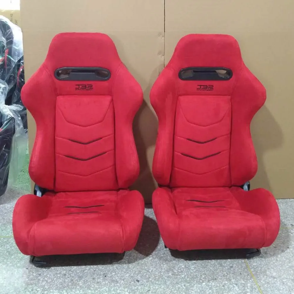 Wholesale Car Seats Red Suede Car Seat Adjustable Racing Seat Jbr1075 ...