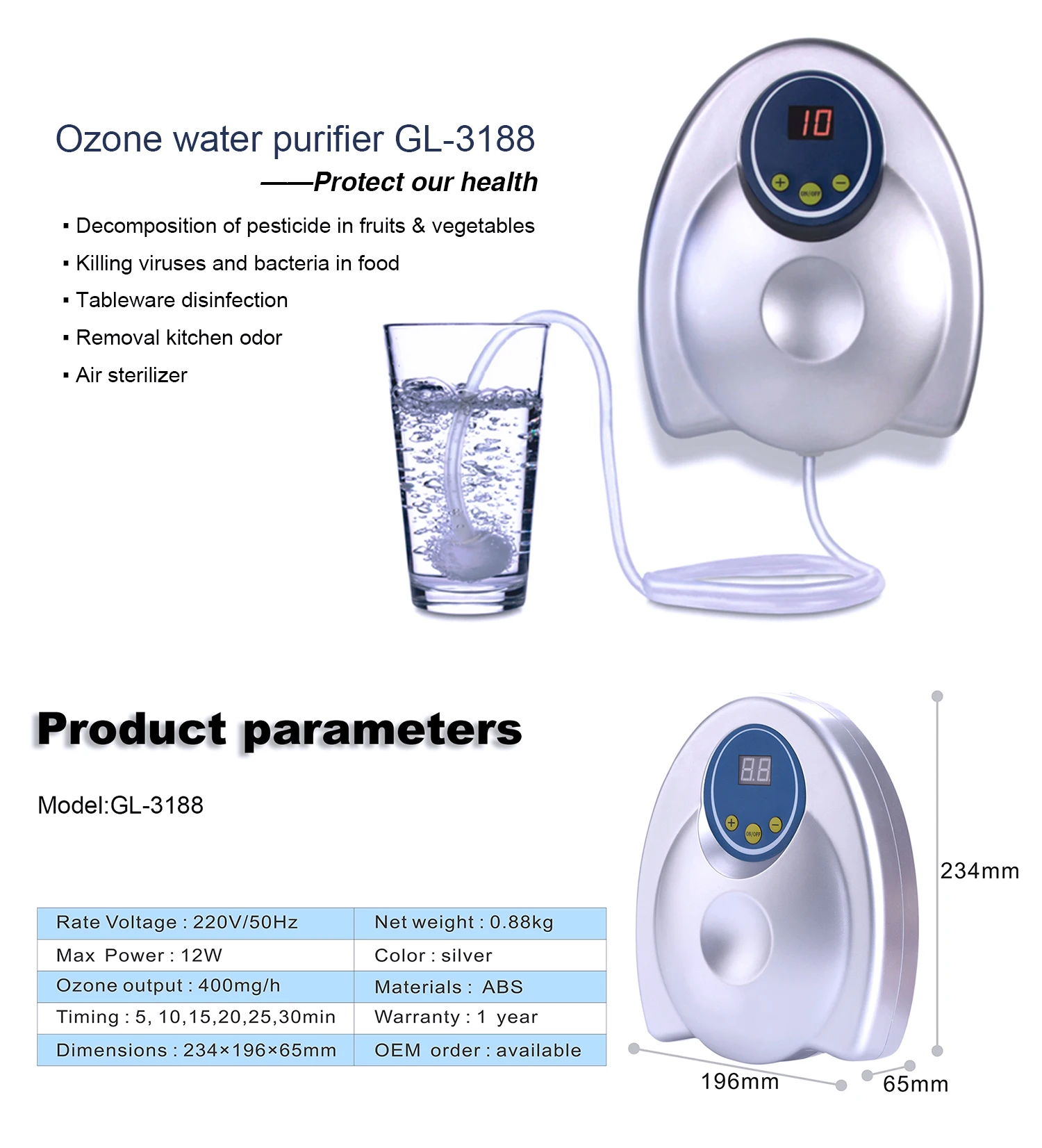 Ozone purifier
