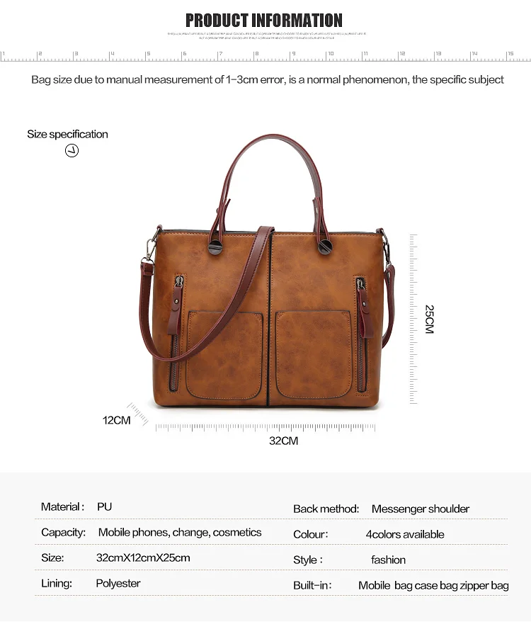 Women Classy All-Purpose High Quality Handbag Specs