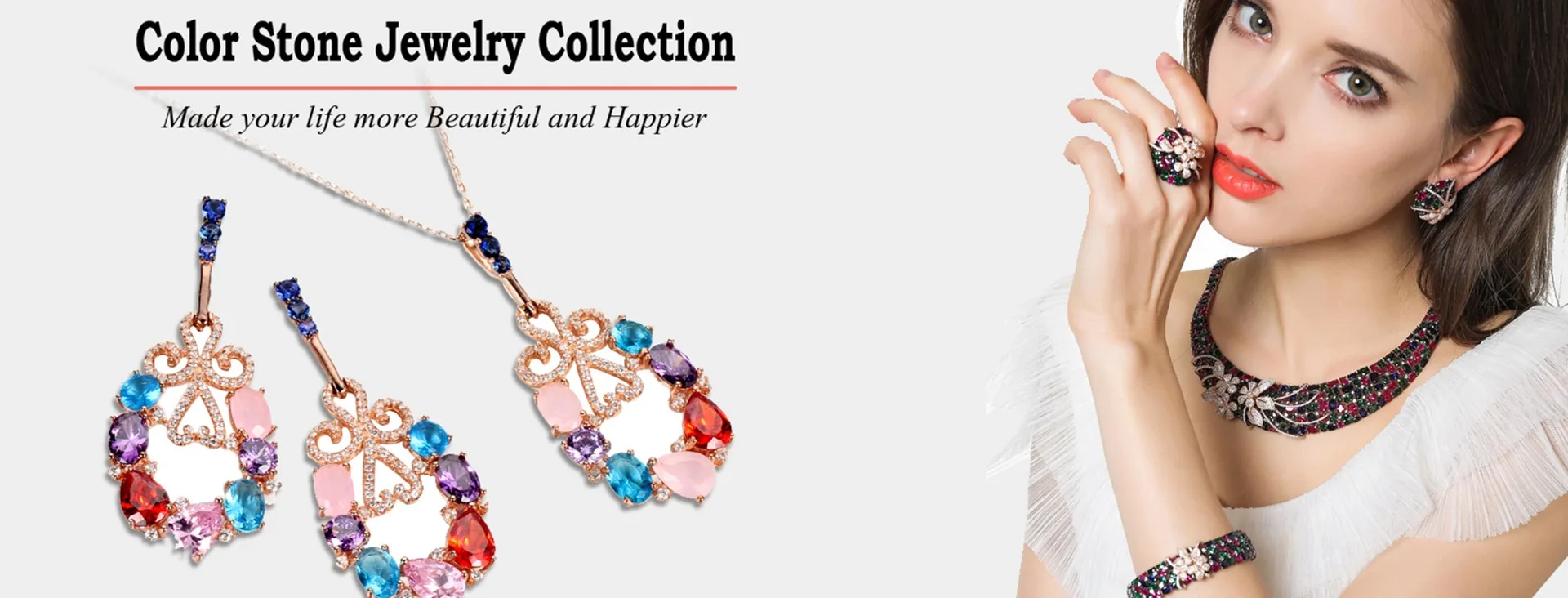 Color : White Color : Red Classic Necklace Ornament Elegant Necklace Home European and American Fashion Silver-Plated Earrings Zircon Teardrop Earrings
