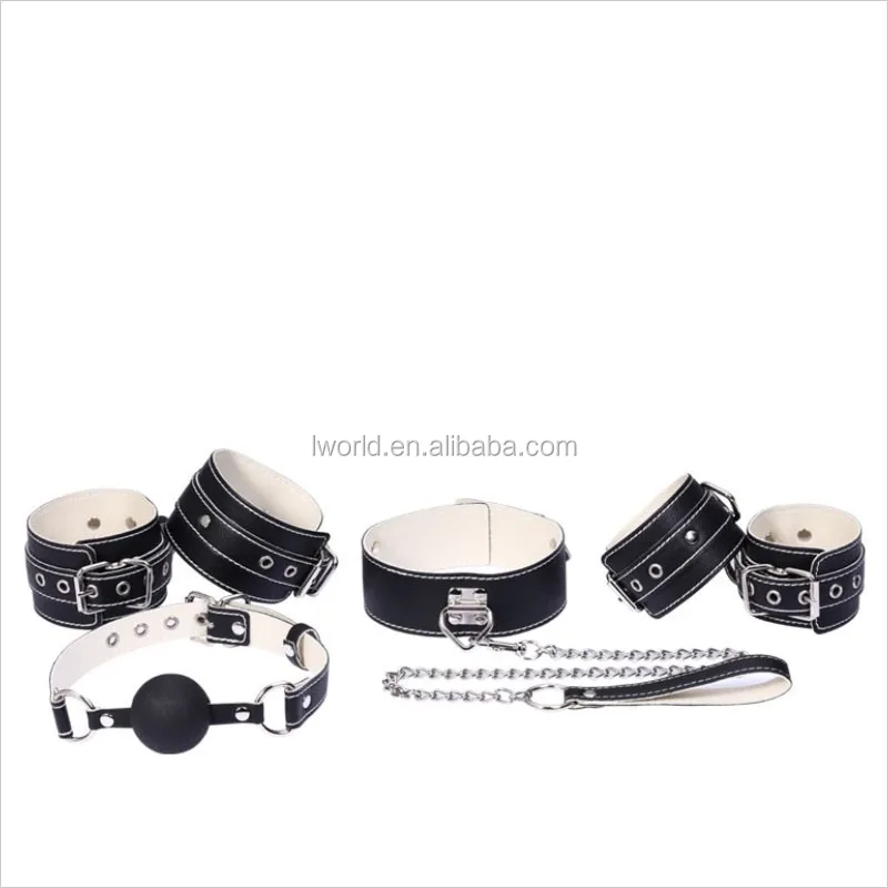 Full body sm games sex toy Leather sex toy for man with and without soft hair sex product (2).jpg