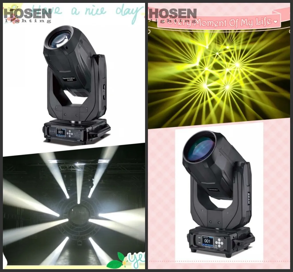 

Free shipping 380W 20R beam spot wash 3in1 moving head light
