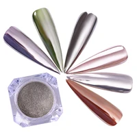 

1 Box BORN PRETTY Silver Manicuring Nail Art Chrome Pigment Mirror Nail Powder