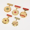 personalized detective eagle metal make your own logo Commemorative pin badge