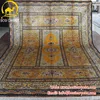Henan Bosi 9'x12' Mid-century style interior pure silk hand knotted persian silk carpet made in turkey