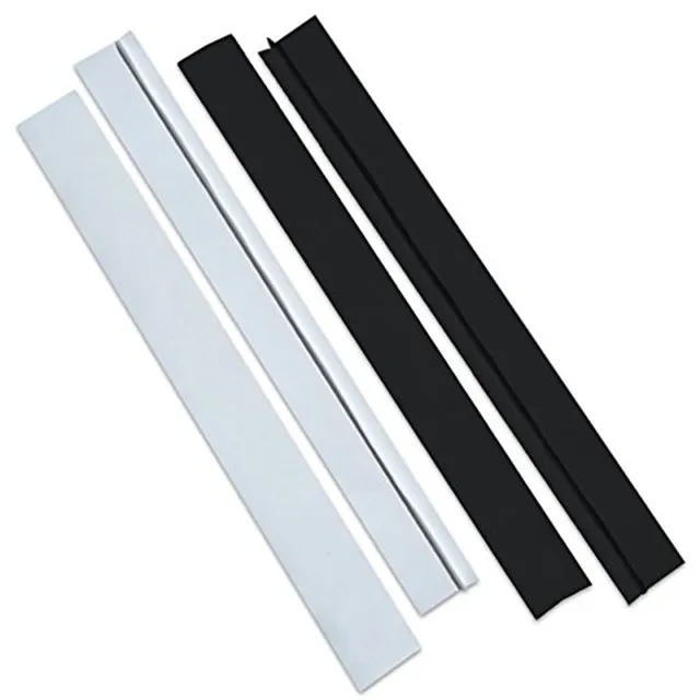 

2019 Hot Selling Kitchen Gap Filler Seals Out Spill ptfe Stove Counter Gap Cover, White, black color