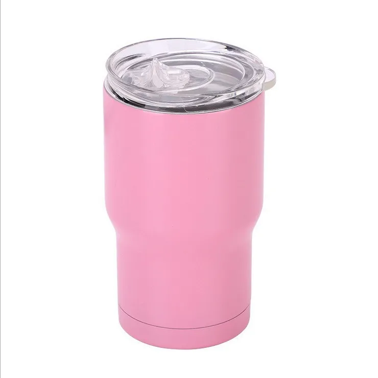 

14 oz double wall fashion car tumbler regular stainless steel food grade travel mug with lid, Customized