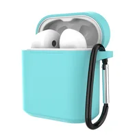 

Factory Amazon Best Seller Headphones case 2019 Durable Silicone Protective Hang Case For Air Pod Charging Case Cover
