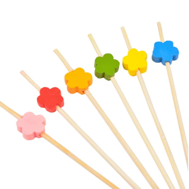 Disposable Fruit Skewers With Colorful Plastic Decorate Buy Fruit Cutters Heart Shape,Carved