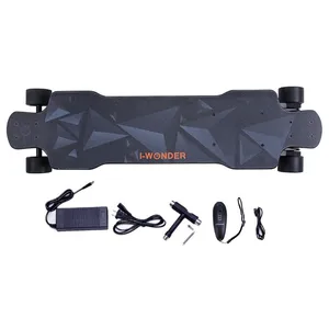 SK-F I-Wonder electric skateboard  longboard  flexible deck single-dual motors switchable belt driven