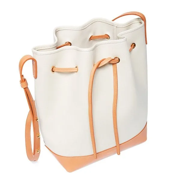 0400~Braided Canvas Bucket Bag