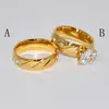 high quality couple 18k solid gold ring in hot sale