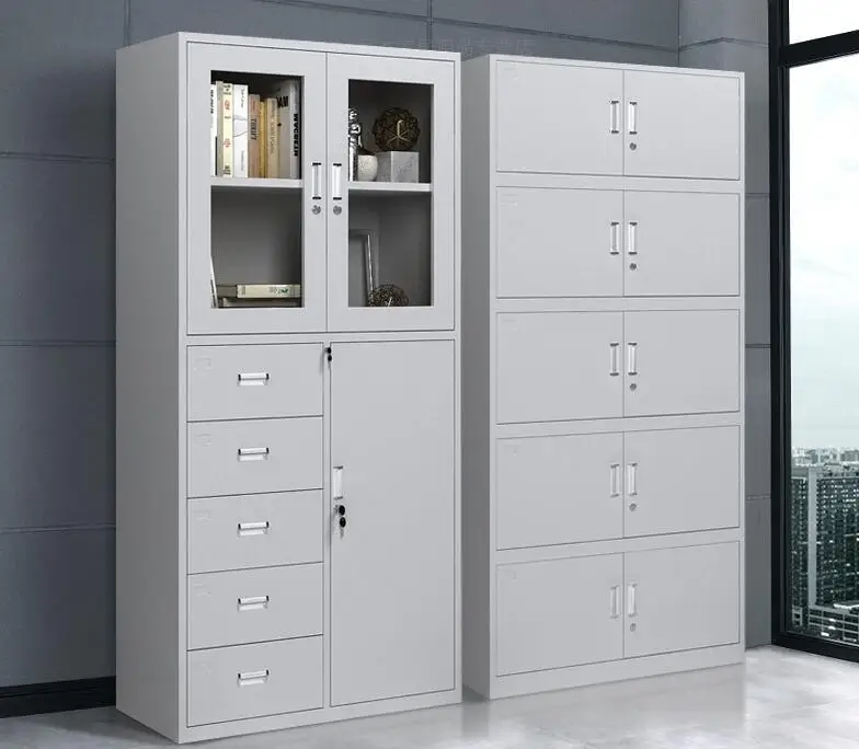 Storage Steel Swing Door Filing Cabinet Factory Direct 2 Door Steel File Cabinet
