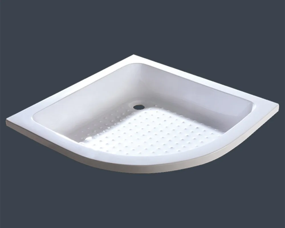 Indoor firberglass shower tray for home usage