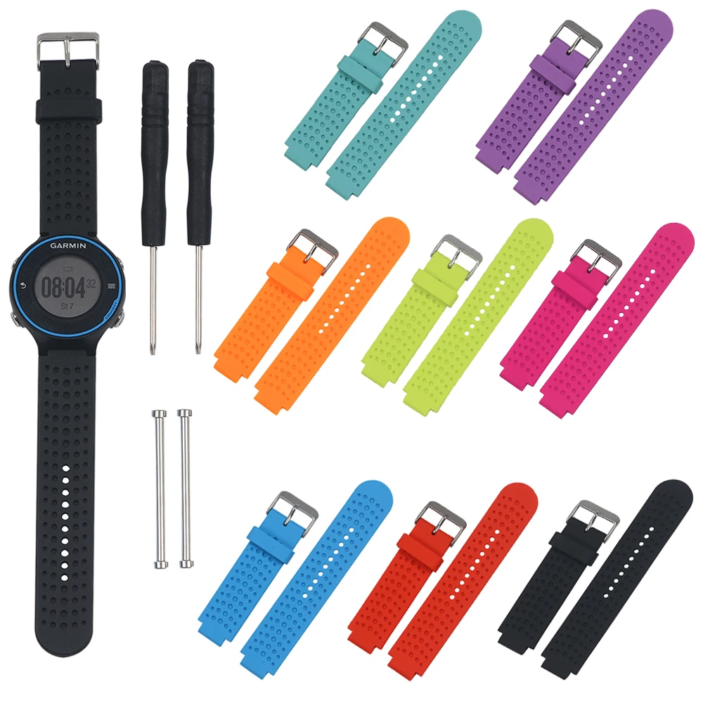 

Smartwatch band of Garmin Forerunner 735xt GPS watches, 8 solid colours for chooseing