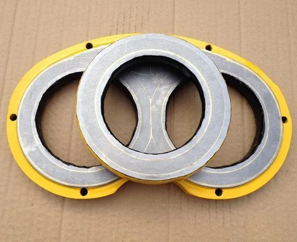 Schwing concrete pump parts DN200 wear plate and cutting ring