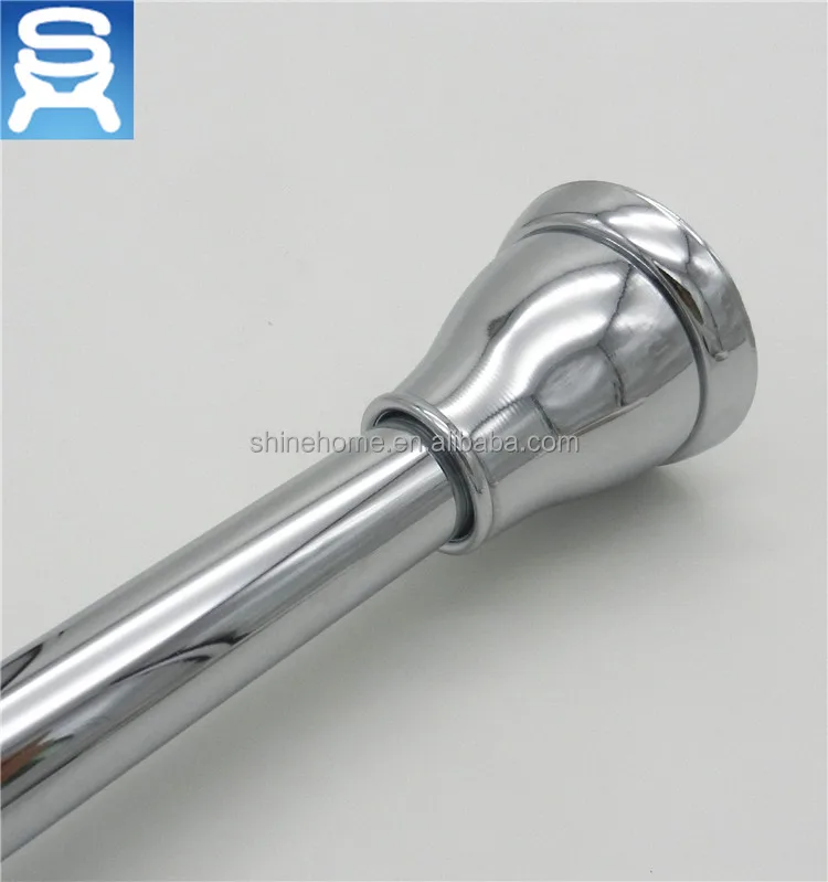 
Bathroom Accessory Iron Curved Shower Curtain Rod 