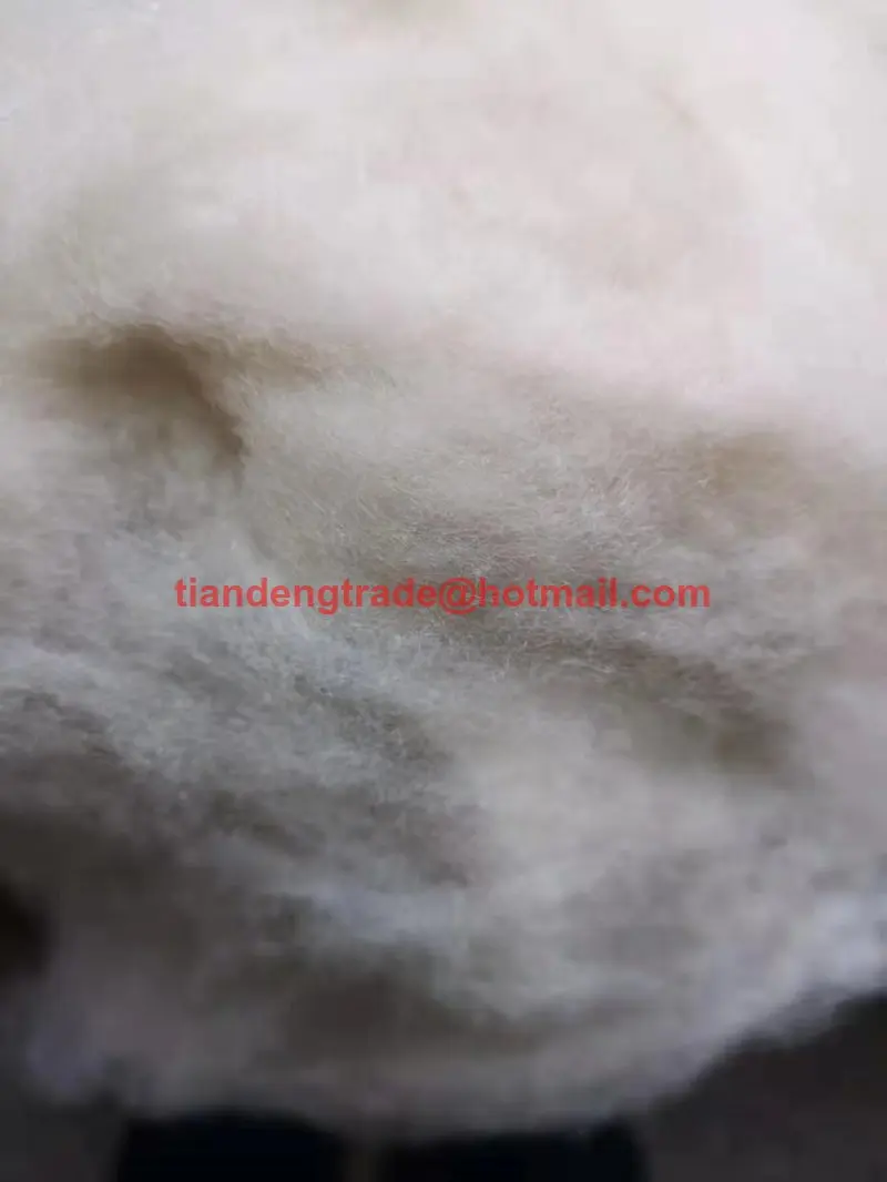 Menca Factory Wholesale Cashmere Fiber White Color Top Grade Precious