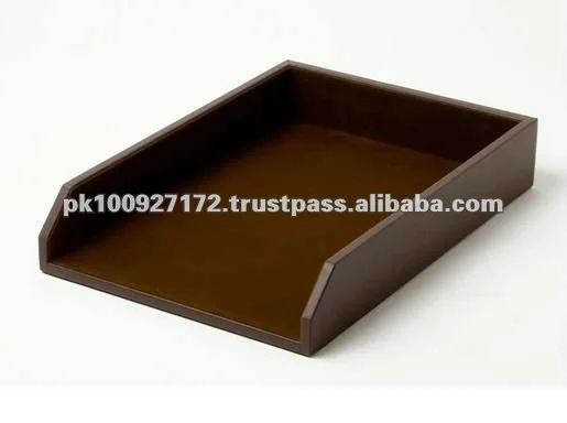 
Leather Letter Tray 