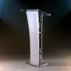 Crystal transparent podium plexiglass podium acrylic presided over the ceremonial table service desk