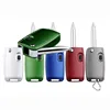 Car key shaped push action plastic ball pen with light
