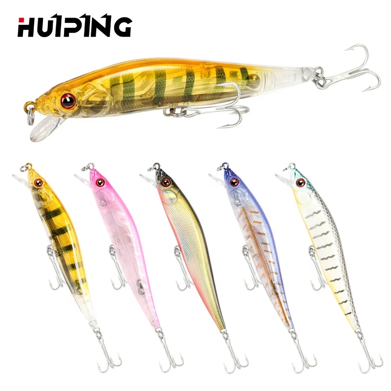 

Fishing Lures Wholesale 10.2g 100mm Minnow Lure Rattling Hard Bait Bass Fish Wobbler iscas artificiais M190, 5 colors