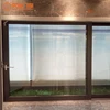Wholesale custom size floating glass diy aluminium garage rolling sliding screen door