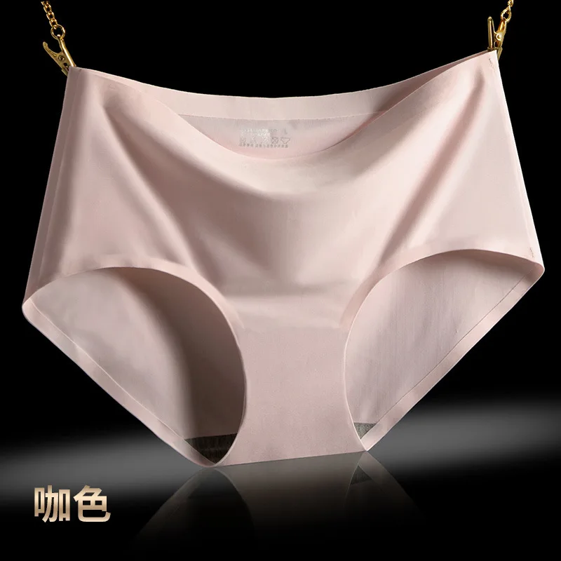 

Ice silk comfortable dry quick panties for women girls popular warm body sexy ladies underwear