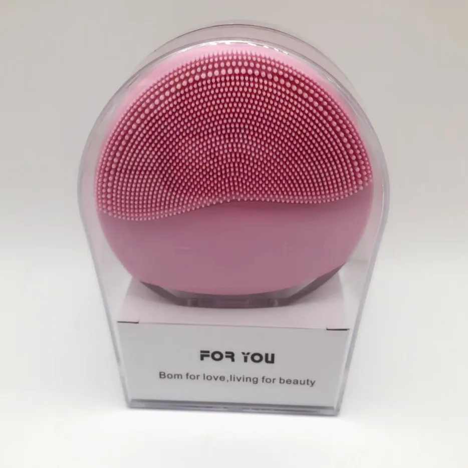Facial Cleansing Brush Face Scrubbers Waterproof Silicon Facial Cleaner and Massager Electric Cleansing for Deep Cleansing Care