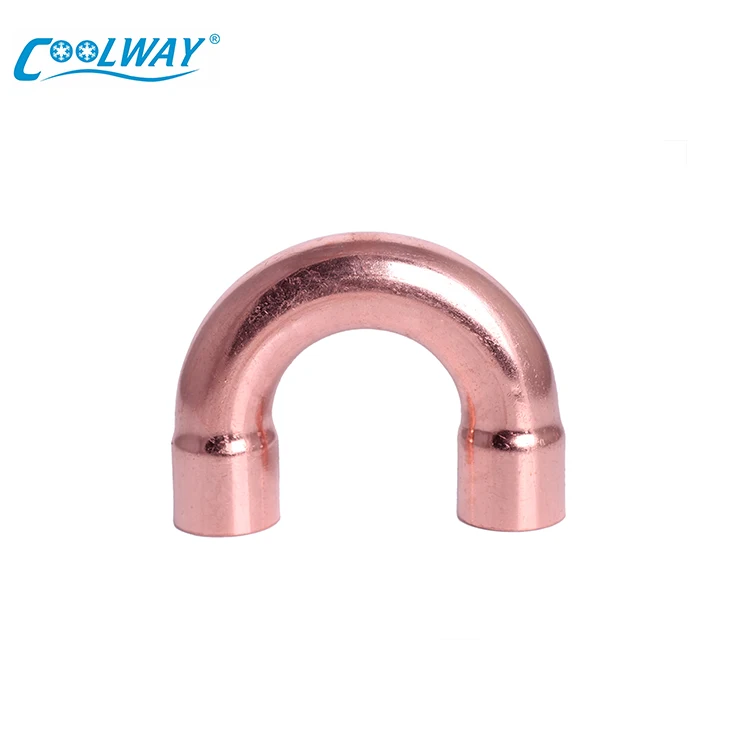Factory Direct Sale Copper Fitting U Copper Pipe Fitting AC Air Conditioning Refrigeration Copper Pipe Fitting
