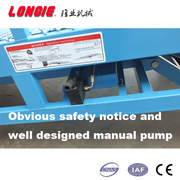 
LIDCQY10-0.8 Movable hydraulic container dock leveler yard ramp 