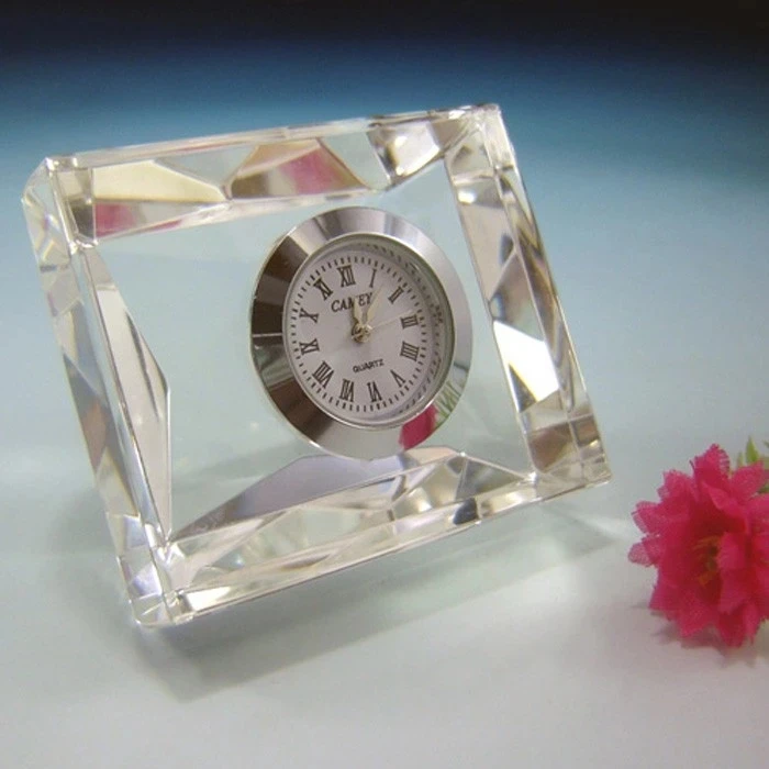 New Wedding Favor Personality Crystal Clock Crystal Gifts Wedding Gifts manufacture