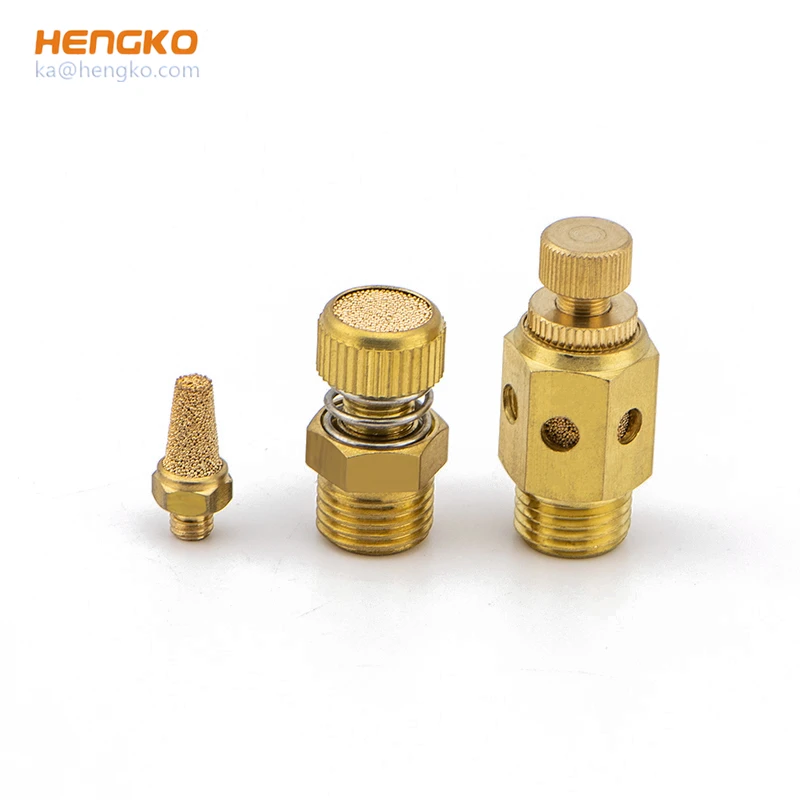 
HENGKO noise reduce air solenoid valve noise reduce air solenoid adjustable exhaust muffler 