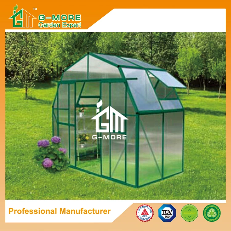 G-MORE Wholesales Wall Lean-To Series Aluminum Polycarbonate Hobby Greenhouse(GM31052-G)