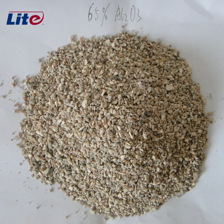 High refractoriness Al2O3 88% 0~2mm bauxite refractory material used