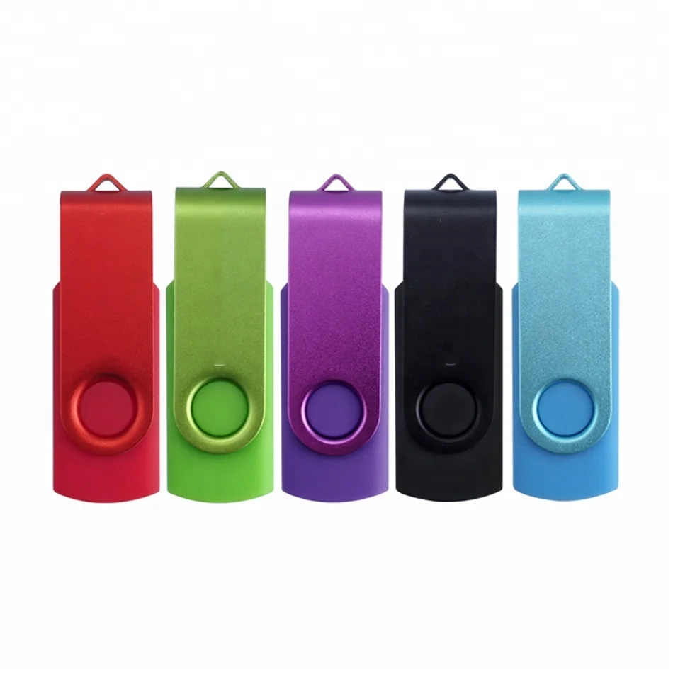 

free sample USB2.0 4gb 8gb 16gb 32gb customized swivel usb flash drive, Black;blue;golden;green;orange;pink;purple;red;white;yellow