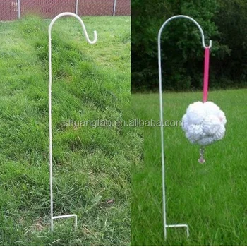 Metal Shepherd Hooks,Solar Light Garden Stakes,48 Inch White - Buy ...