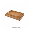 Rectangle Shape Wood Coffee Snack Food Meals Plate Restaurant Tray Serving Tray