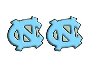 Cufflinks square wedding grooms gift set NCAA North Carolina Tar Heels UNC