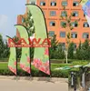 High Quality Hot Sale Short Delivery Promotion Street Beach Advertising Fiberglass flying banners poles sail/teardrop flags