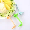 Manual spiral slicer New Design plastic Cutter green Vegetable roll flower best selling products Cheapest Fruit carving machine
